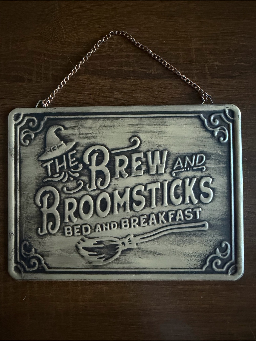 Target Bullseye Playground Halloween “The Brew and Broomsticks” Wall Sign